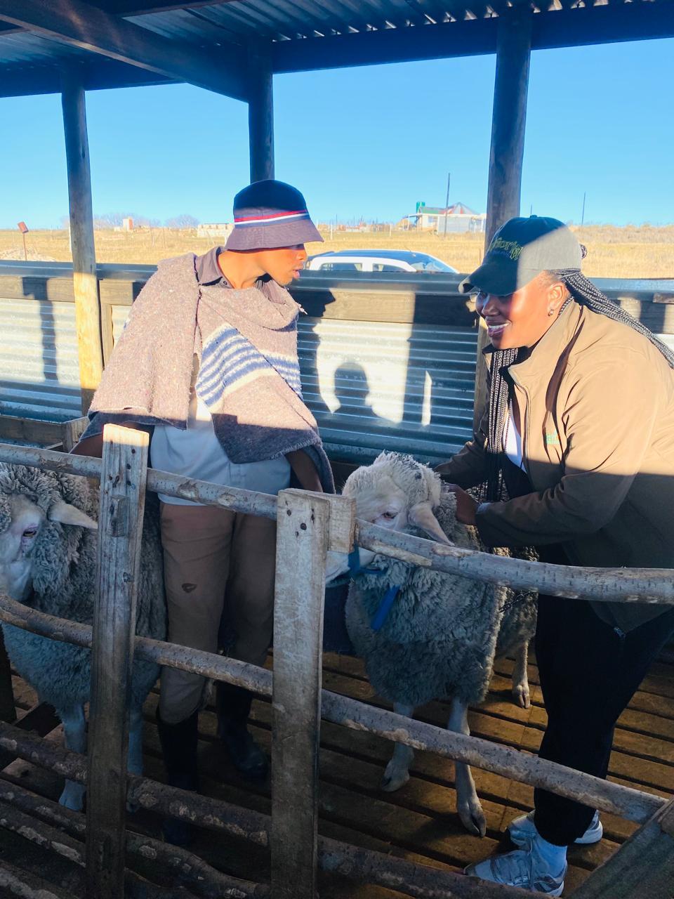 Nutri Rosa engaging with livestock farmers in a community setting